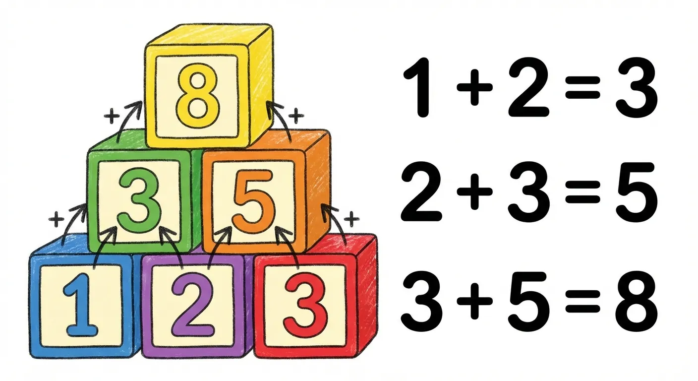 Erstelle eine dreistöckige Zahlenmauer für Klasse 1.

**Aufbau (Pyramide):**
- Unten (3 Steine): 